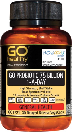 GO Healthy Probiotic 75 Billion Twin Pack 2x30cap